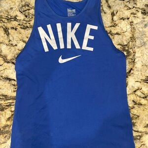 Blue Dri-Fit Nike Tank, XS